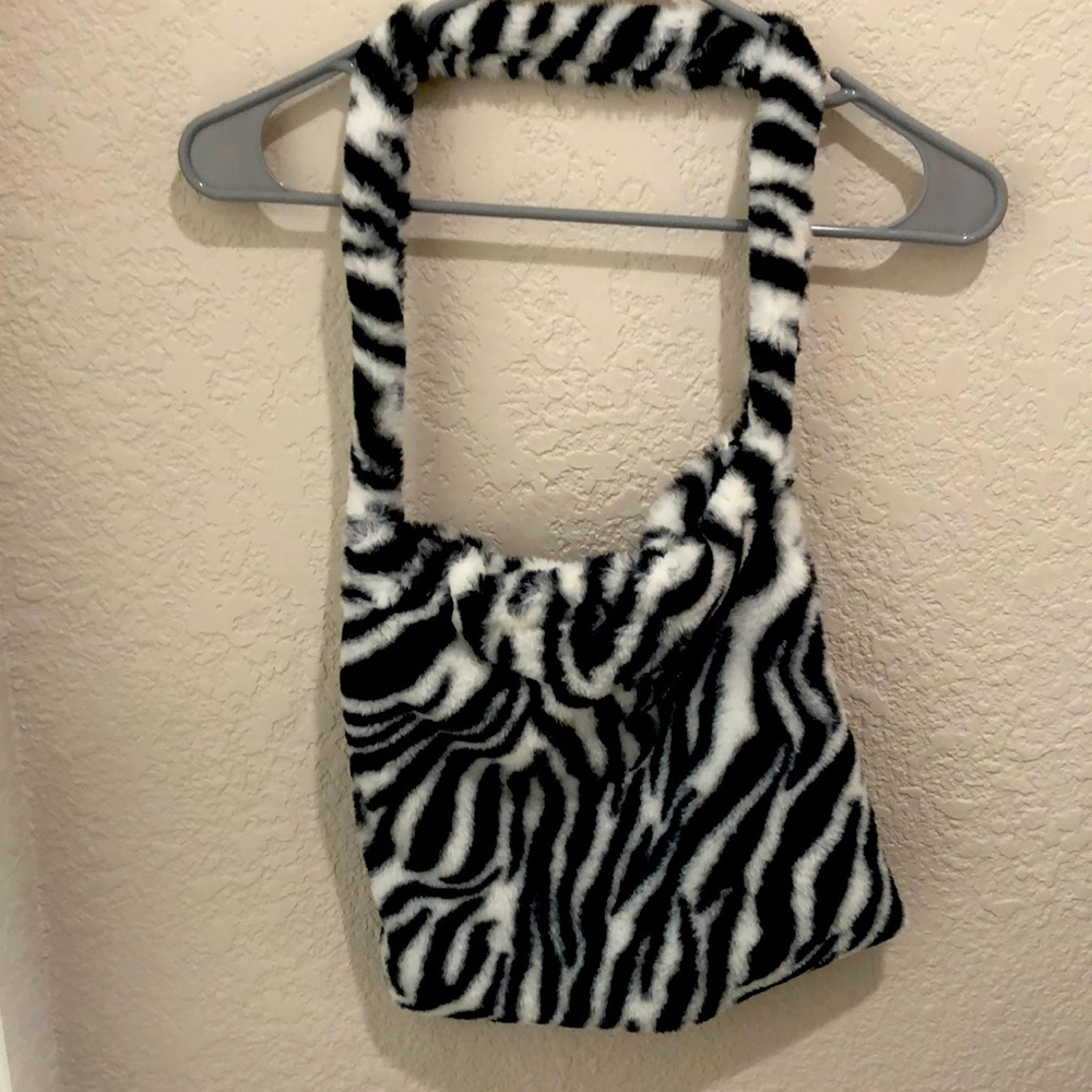 SHEIN zebra shoulder bag